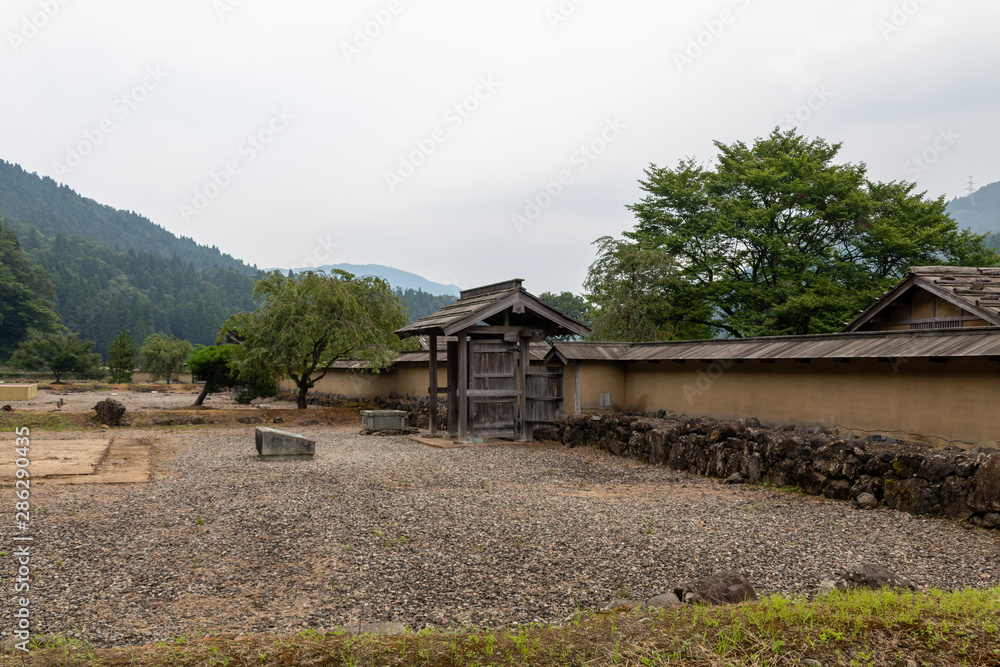 一乗谷朝倉氏遺跡の復元町並 一乗谷朝倉氏遺跡の復元町並