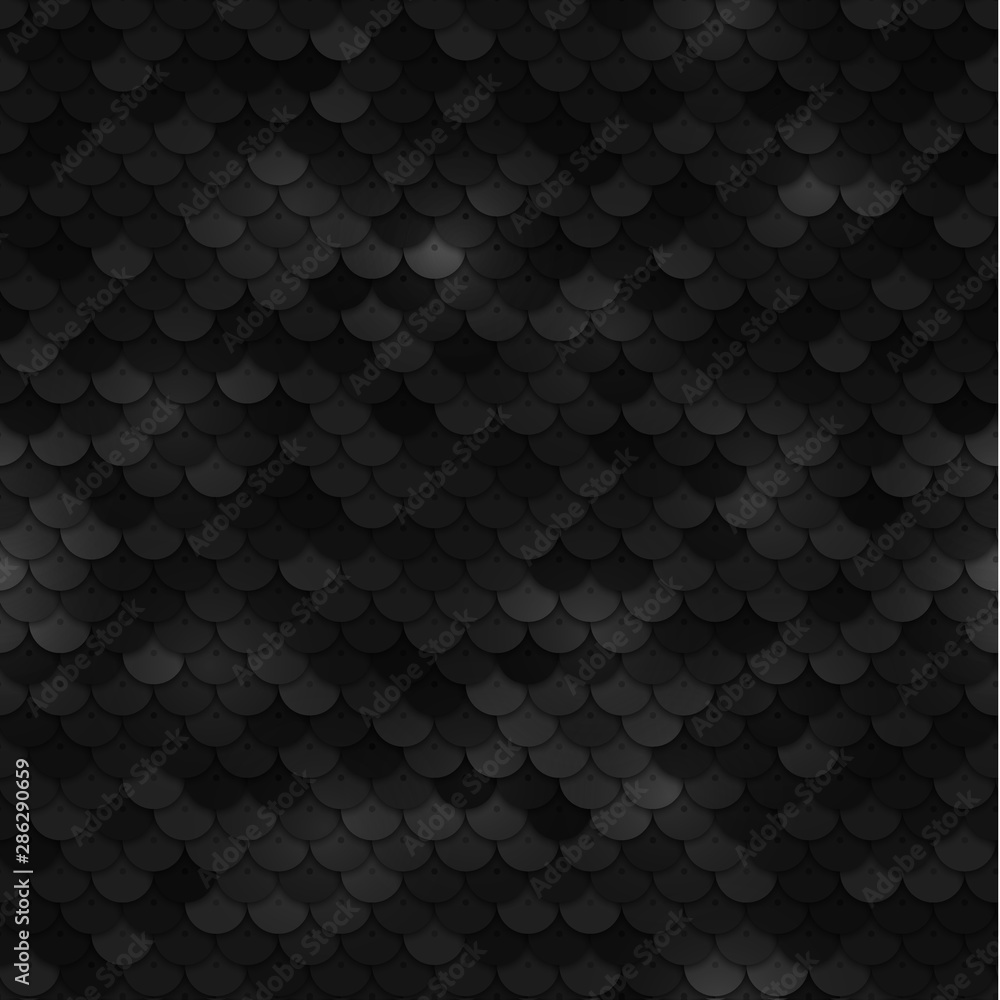 Seamless black texture of fabric with sequins Seamless black texture of fabric with sequins