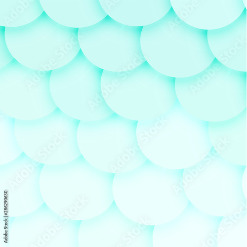 Abstract blue background with 3d circles