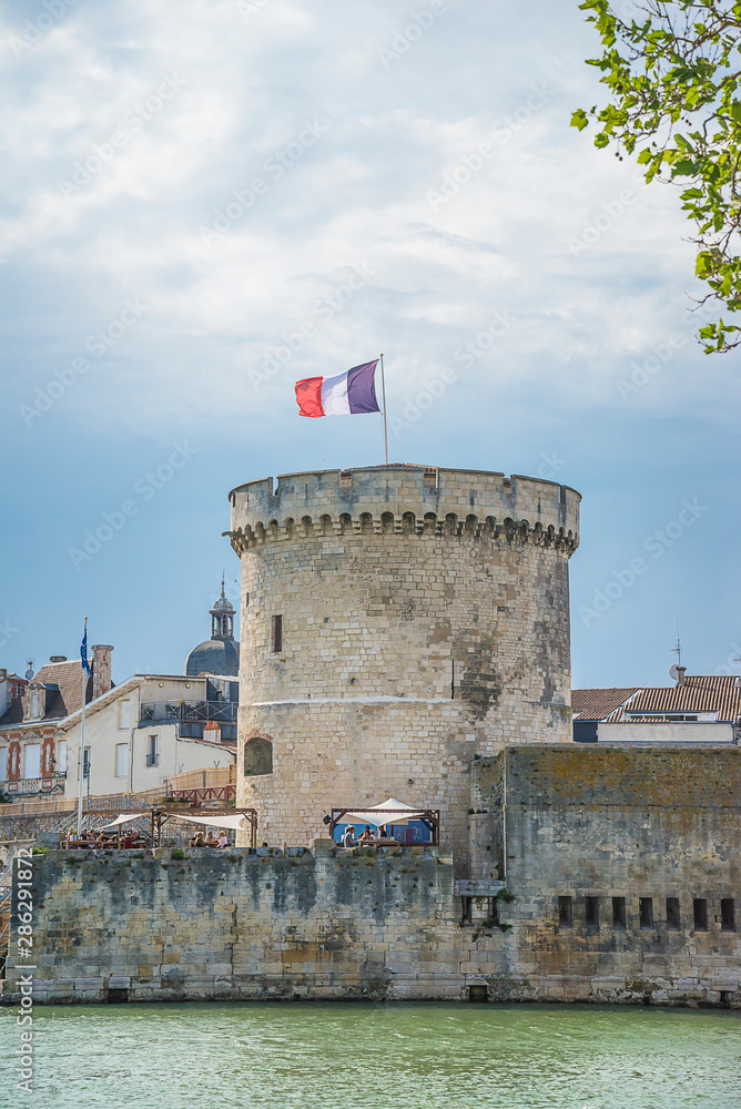 La Rochelle, France-07/05/2019: Old port of La Rochelle