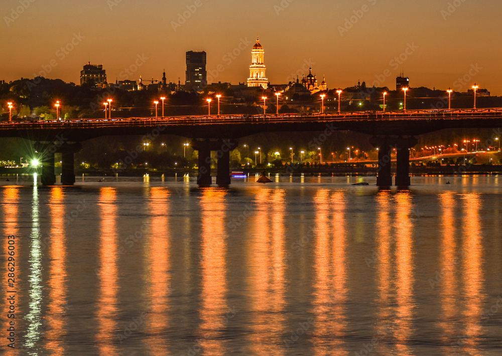 city Kiev at night