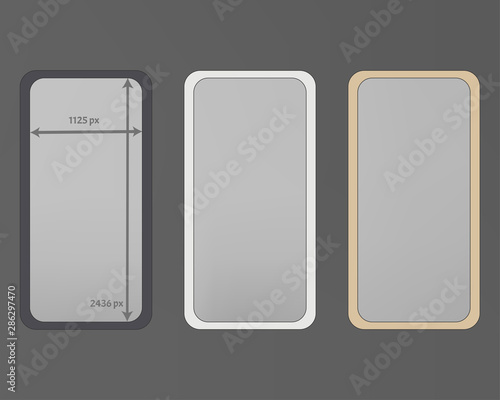 Mesh, gray colored phone backgrounds kit.