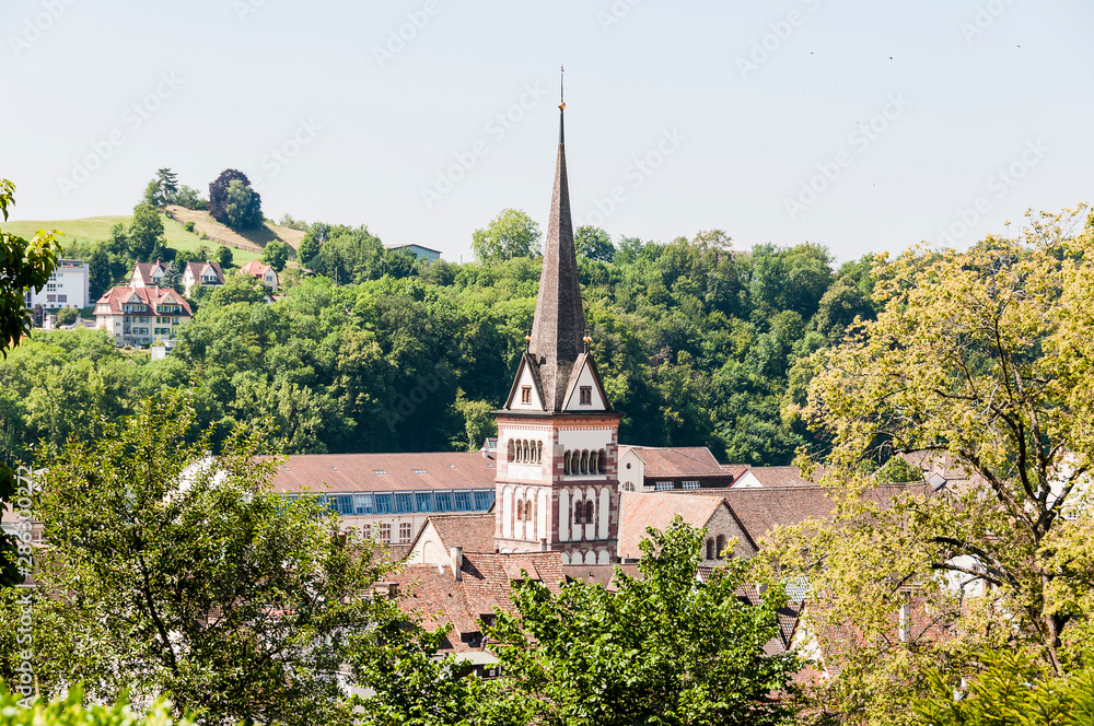 Schaffhausen, Münster, Kirche, Altstadt, Altstadthäuser, Stadt, Ostschweiz, Rhein, Sommer, Schweiz Schaffhausen, Münster, Kirche, Altstadt, Altstadthäuser, Stadt, Ostschweiz, Rhein, Sommer, Schweiz
