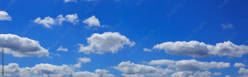 White clouds and blue sky background . Nature background. White clouds and blue sky background . Nature background.