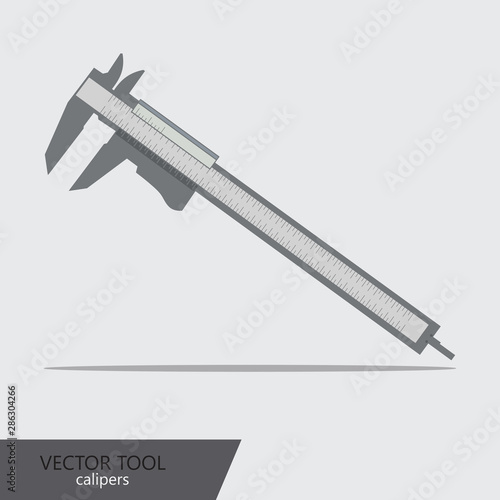 vernier caliper isolated on white background