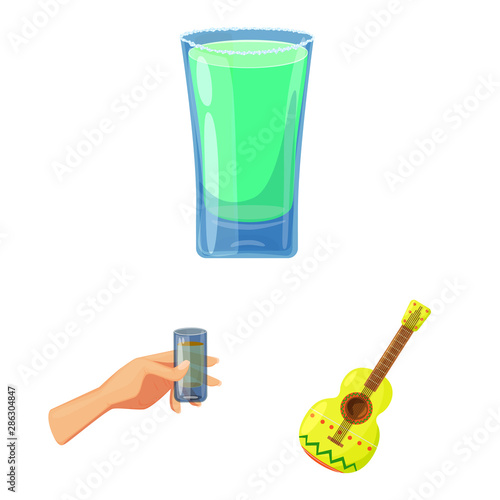 Wallpaper Mural Vector design of Mexico and tequila logo. Collection of Mexico and fiesta stock vector illustration. Torontodigital.ca