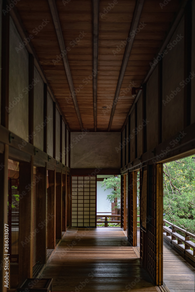 京都 青蓮院門跡 宸殿の回廊