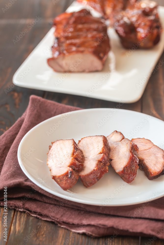 Char siu pork - Chinese bbq pork Char siu pork - Chinese bbq pork