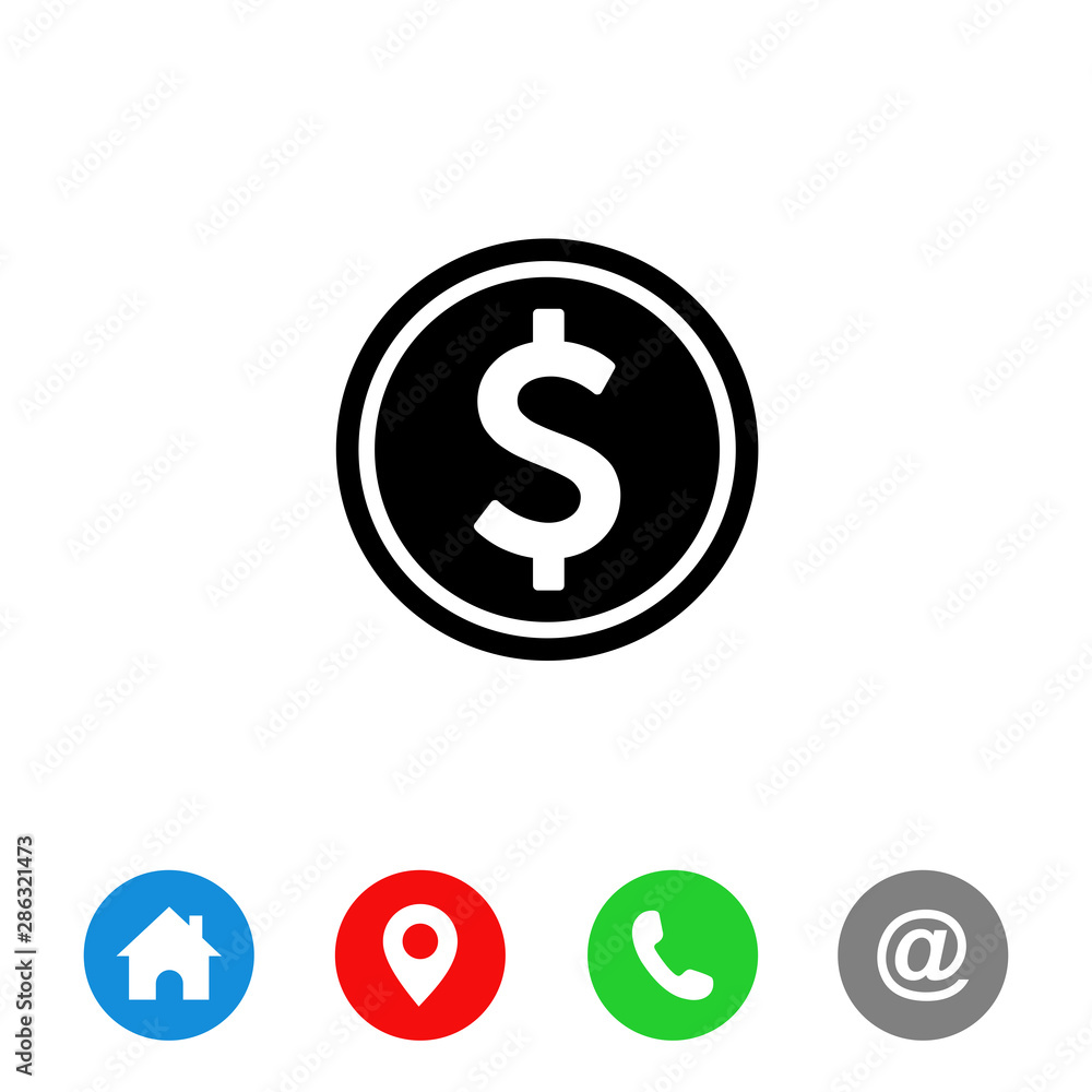 money symbols icon vector Design money symbols icon vector Design