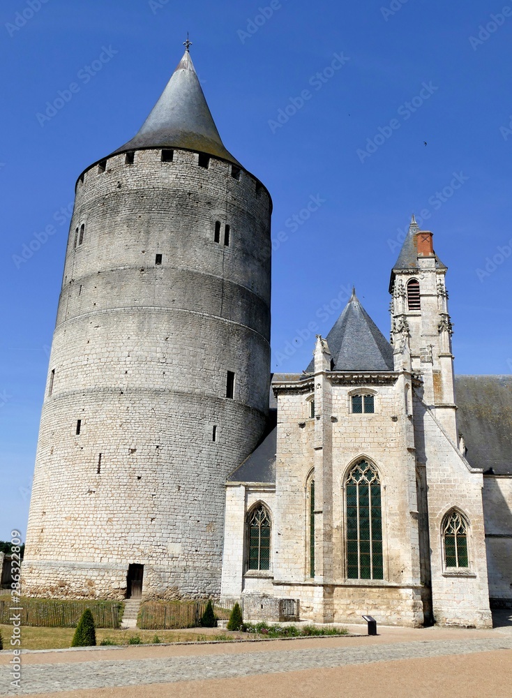 Donjon et chapelle du Château de Châteaudun, Eure-et-Loir, France