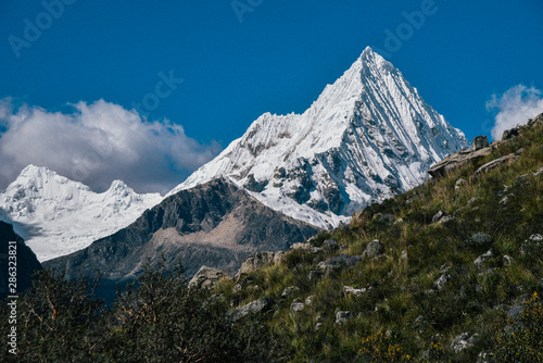 Laguna Paron in Huscaran National Park in the Cordillera Blanca in Peru