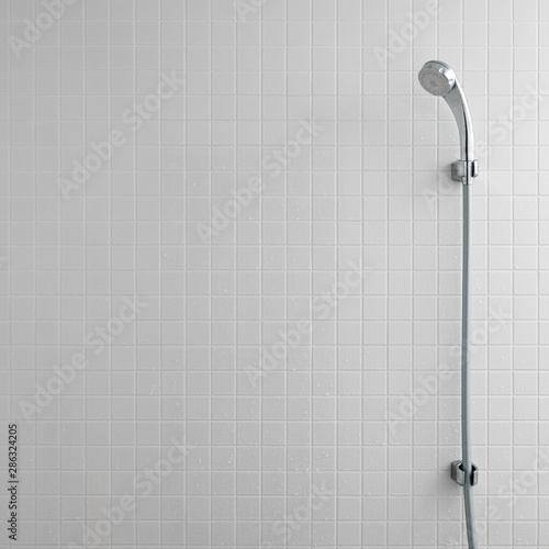 shower head in bathroom