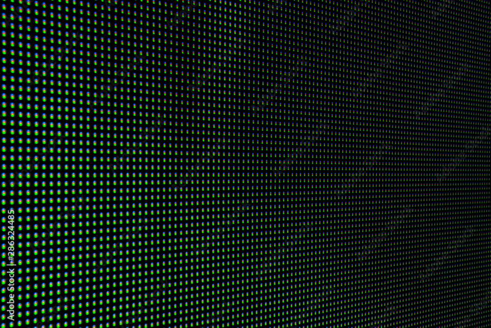 RGB LED Pixel Pitch - Red Green Blue - Color Mixing LEDS. Perspective view SMD Technology. Display Colors Panel RGB LED Pixel Pitch - Red Green Blue - Color Mixing LEDS. Perspective view SMD Technology. Display Colors Panel