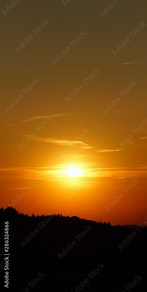 Sunset Aske 24.08.2019 panorama hochkant