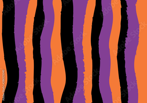 Halloween abstract retro vintage lines background color