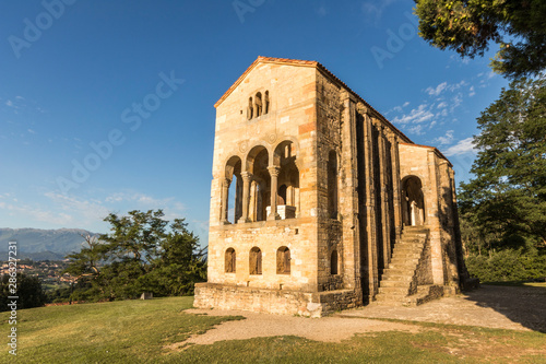 Oviedo, Spain. The Church of Santa Maria del Naranco, a Roman Catholic pre-Romanesque temple in Asturias. A World Heritage Site since 1985 photo