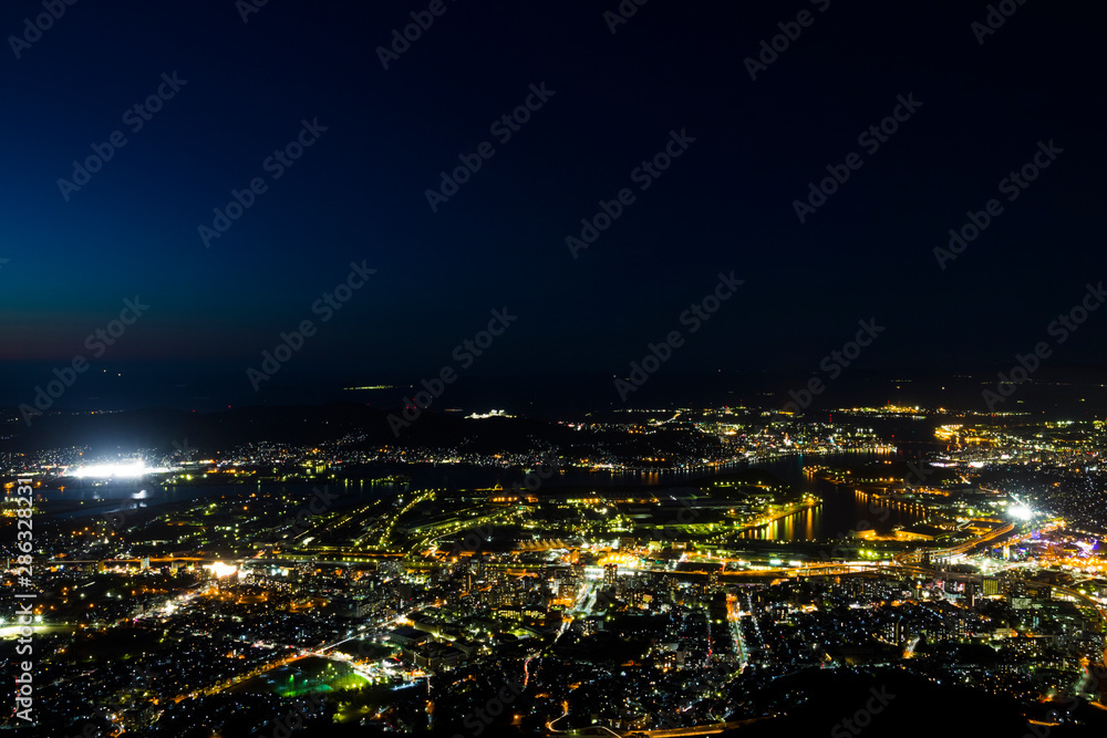 Night view of Kitakyushu City