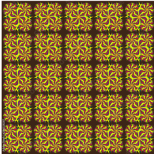 seamless floral pattern, cheerful, exhilarating