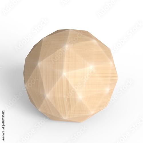 Wooden ico sphere