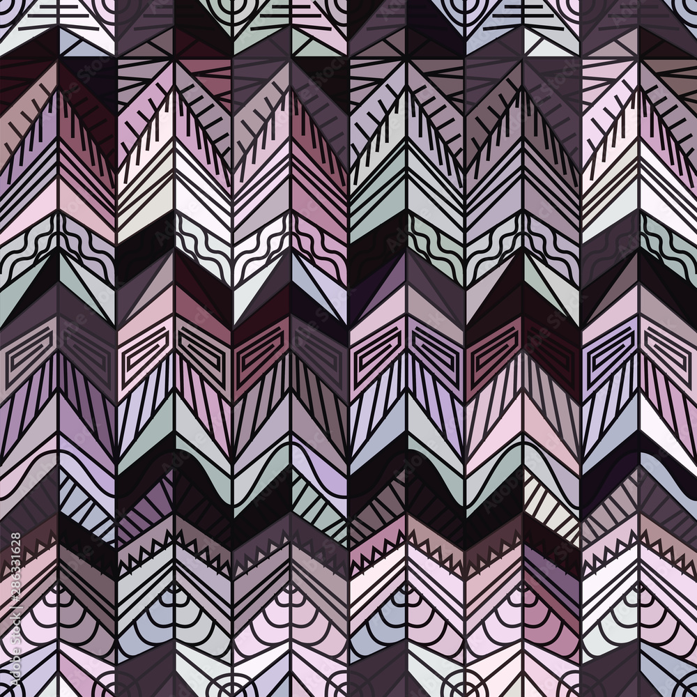 Seamless geometric pattern in pastel colors, ethnic style vector, decorative background with ornament Seamless geometric pattern in pastel colors, ethnic style vector, decorative background with ornament