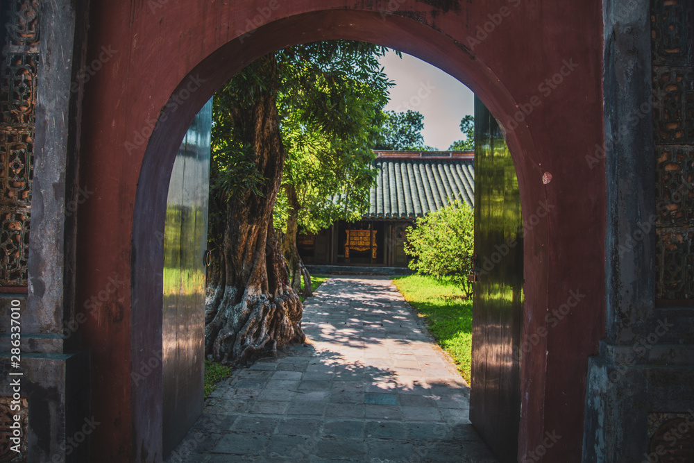 Hue imperial palace and Royal Tombs in Vietnam