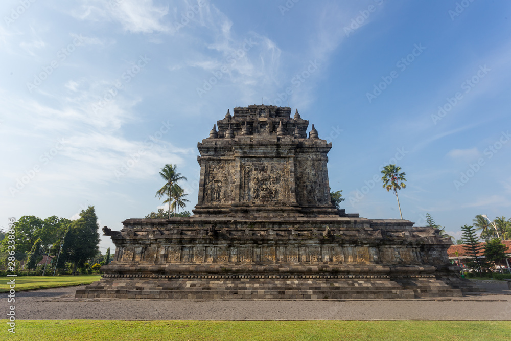 Mendut Temple, a Buddhist Monastery in Central Java Indonesia