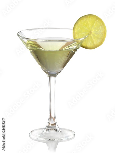 Martini Drink With Lemon Decor