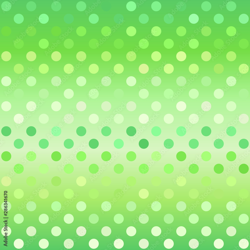 Glowing striped polka dot pattern. Seamless vector background