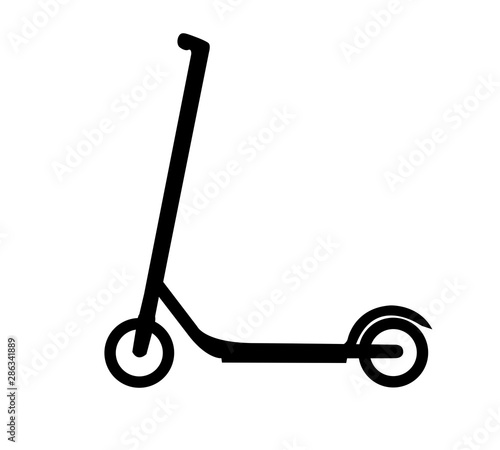 Tapety artystyczne E-Scooter schwarz weiß