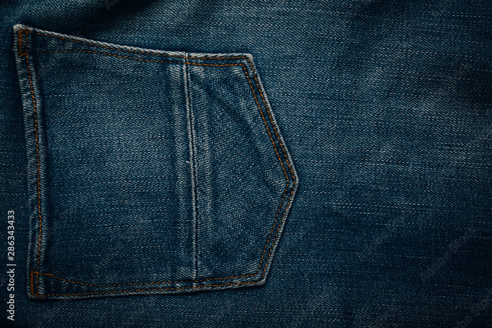 Texture background of jeans , Pocket detail Texture background of jeans , Pocket detail