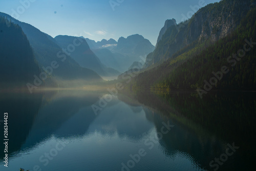A magnificent lake in the mountains. Austrian Alps © fotoplaton