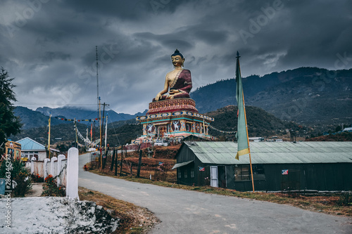 Giant buddha statue in Tawang, india