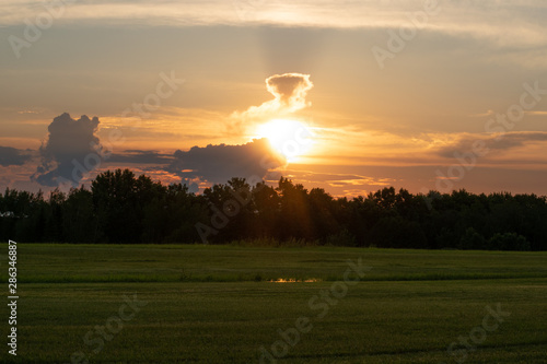 Sunset in Burlington