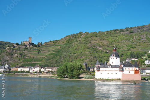 Burgen Pfalzgrafenstein und Gutenfels am Rhein
