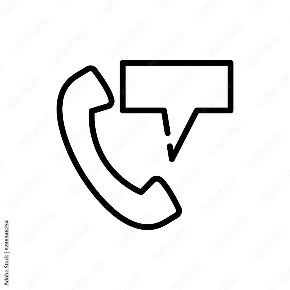 support line vector icon support line vector icon