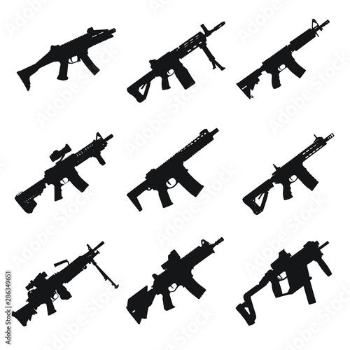 Firearms Silhouettes Pack
