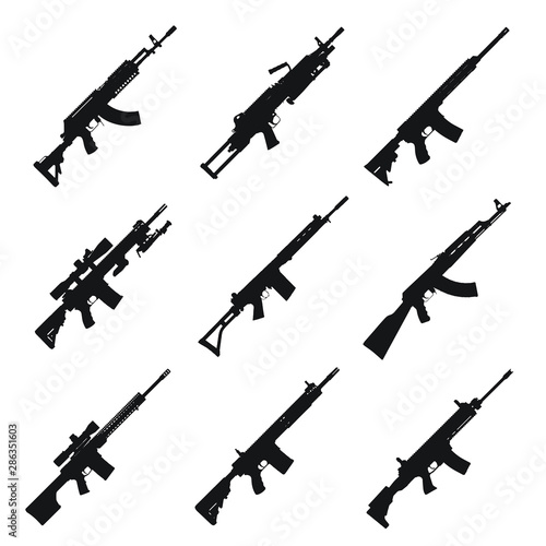 Firearms Silhouettes Pack