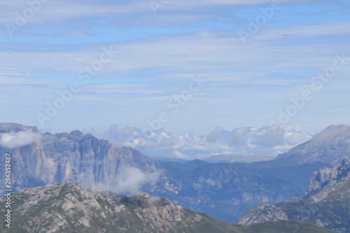 view of mountains in winter