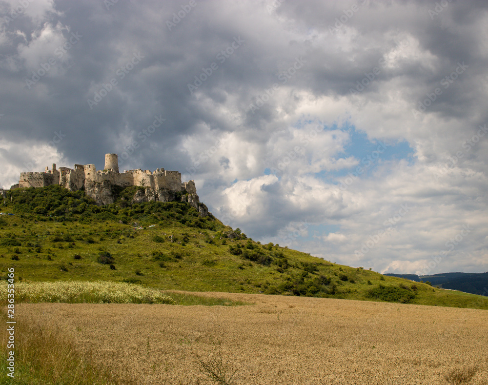 The Spis Castle in Slovakia, Europe