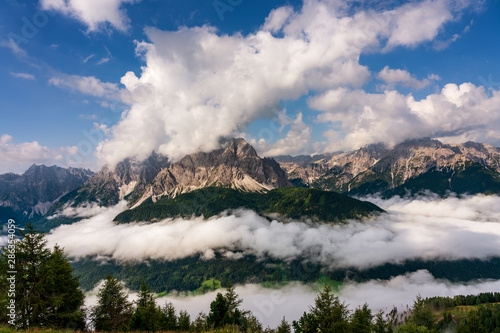 Dolomites above the clouds, Sesto South Tyrol