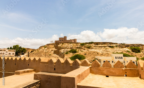 Old castle on the hill in Salalah, Sultanate of Oman.