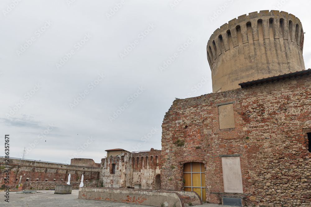 Medieval fort in Livorno, Italy