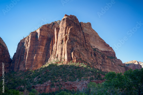 Mountain on a sunny day in Zion National Park in Utah © ADLC