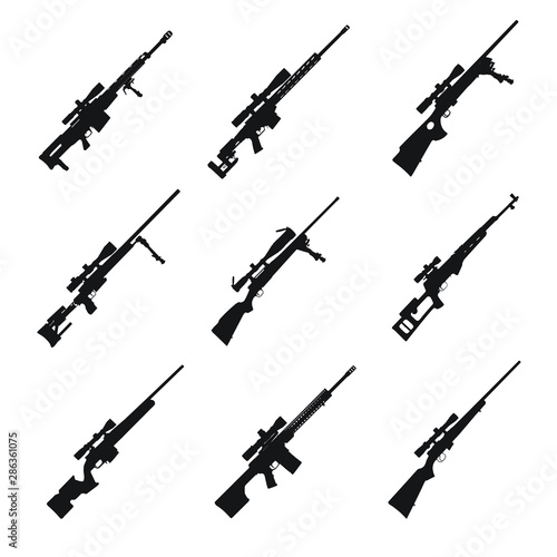 Firearms Silhouettes Pack