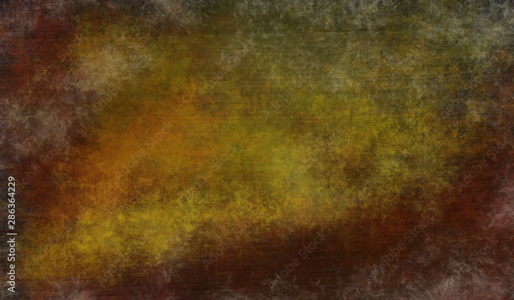 Brown red yellow abstract wood texture background