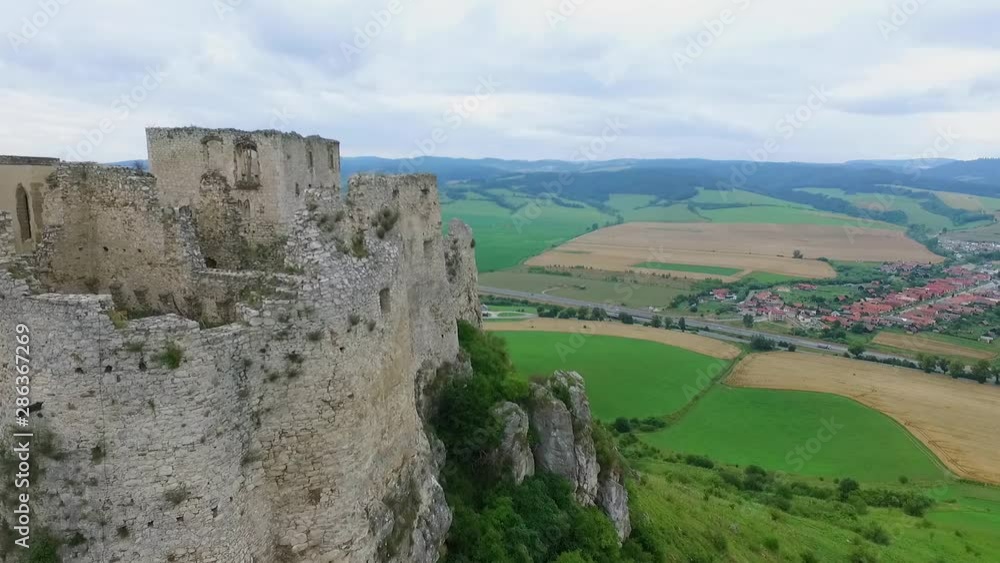 Slovenia. Spissky castle. chateau, fortress. Slovenia. Spissky castle. chateau, fortress.