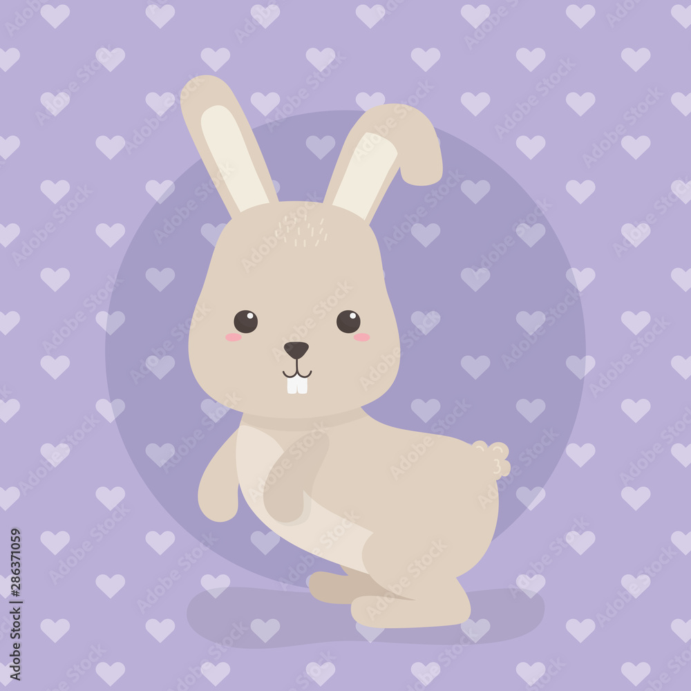 cute rabbit animal farm character cute rabbit animal farm character