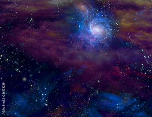 Fototapeta Naklejka Na Ścianę i Meble -  Galactic Space
