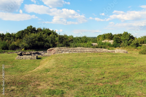 Roman palace ruins in Felix Romuliana site in Serbia (Unesco world heritage site)