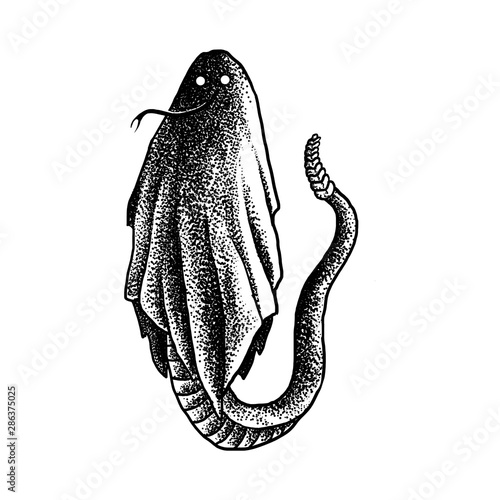 Фотография ghost tattoo art illustration